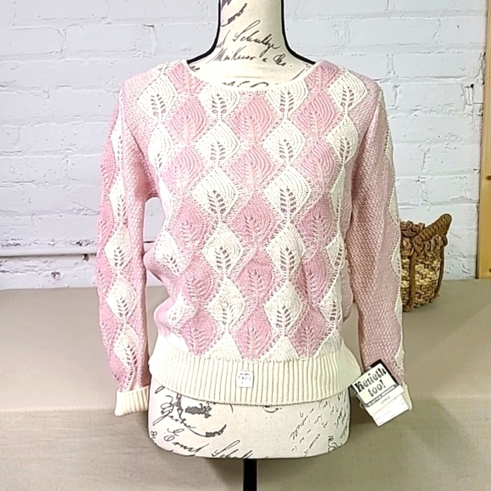 NWT 70s Keneth Too Sweater Size Large